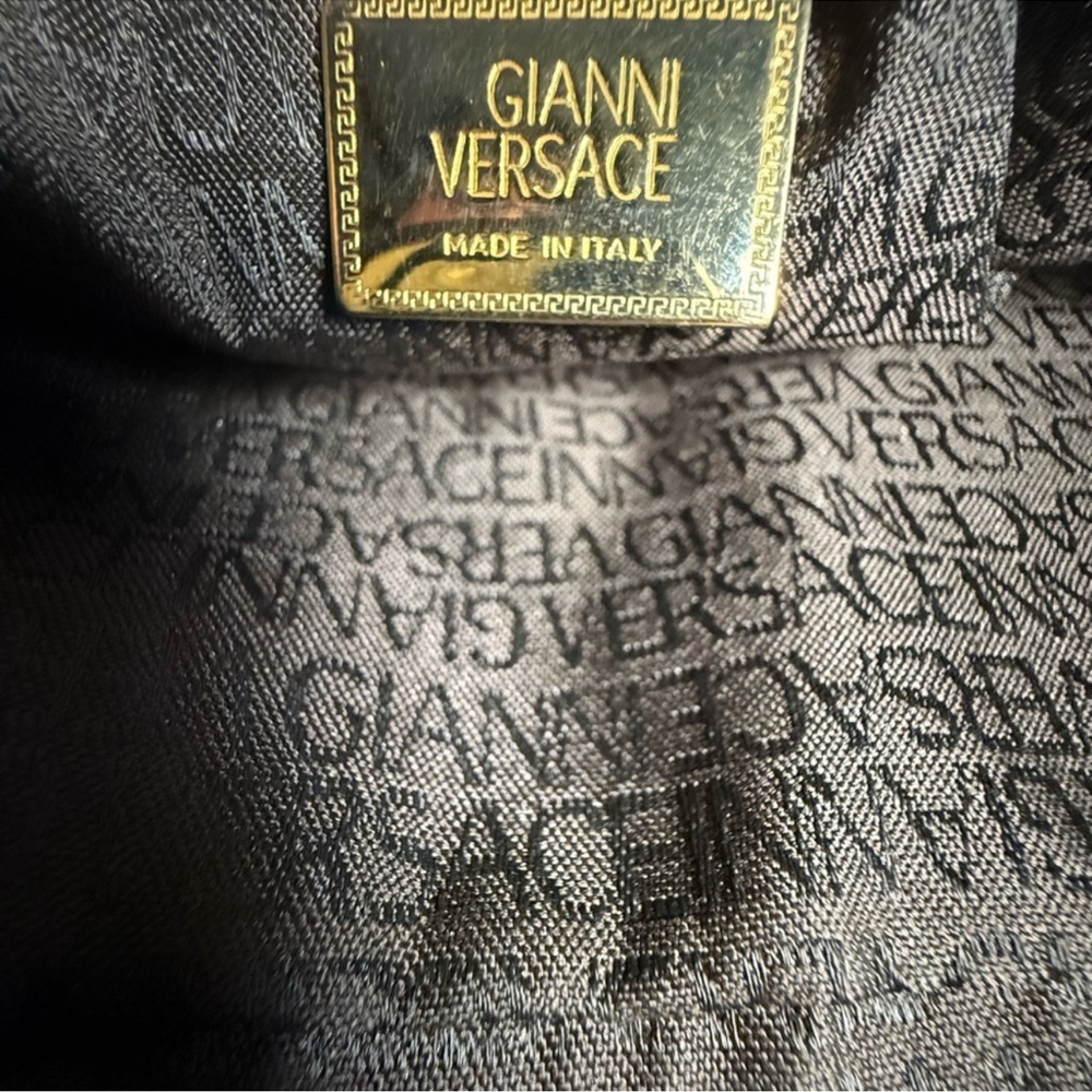 Versace Chocolate Brown Backpack - image 8